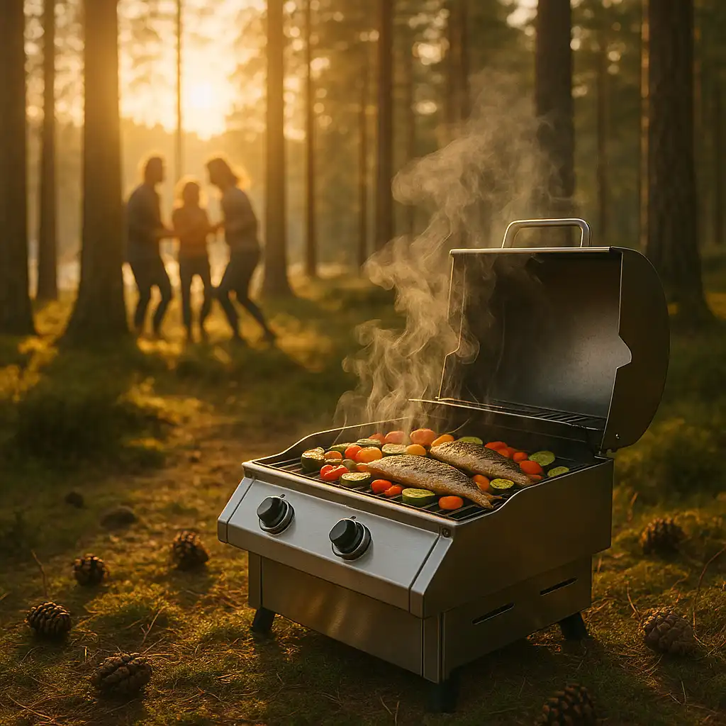 Gasgrill i det grønne: Sund mad og ro i sjælen